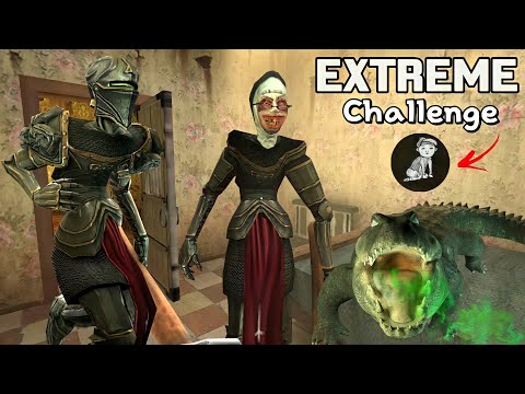 Kabur Sambil Jongkok | EVIL NUN 1.8 Extreme Mode - Crouching Challenge