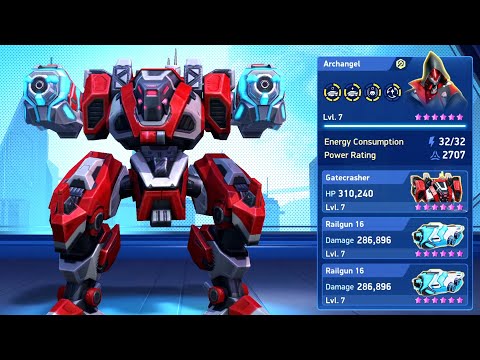 Top Tier Pick Gatecrasher Railgun 16 - Mech Arena