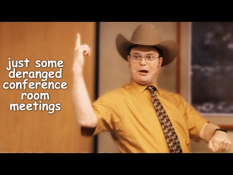 the office conference room meetings held by anyone but michael scott - Comedy Bites