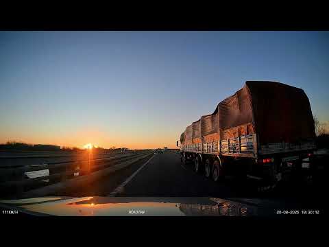POV Sunset Driving · San Nicolás → Rosario 🚗 De Buenos Aires a Santa Fe | Lofi Chill