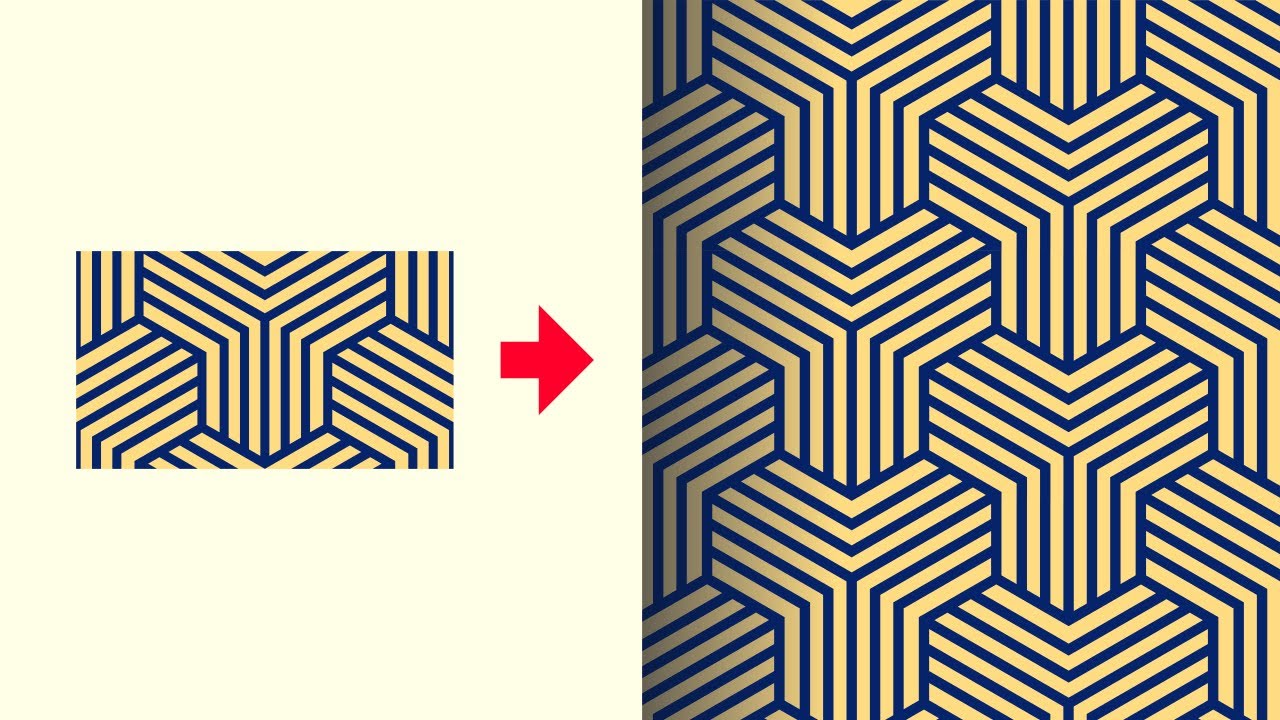 Illustrator Line Pattern Tutorial | Repeatable & Seamless