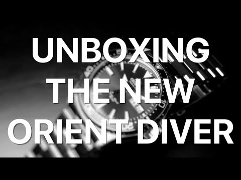 Unboxing The New Orient Diver!