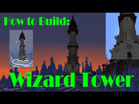 Minecraft How to Build: WIZARD TOWER | Medieval Tower