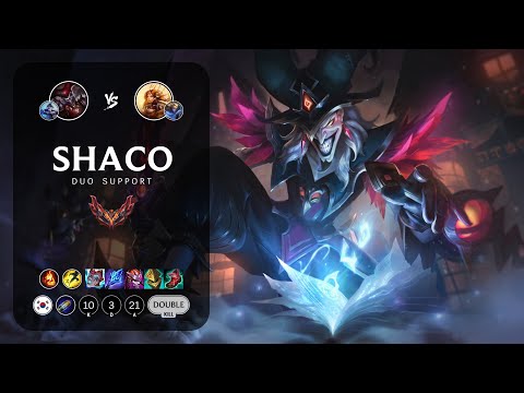 Shaco Support vs Leona - KR Grandmaster Patch 13.15