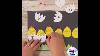 Easter Spring Craft, Printable Name Craft Activities, Hatching Chick Bulletin Board ideas