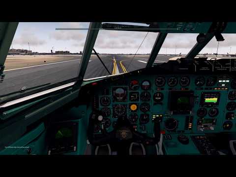 Alrosa Tupolev 154 LTBA Landing