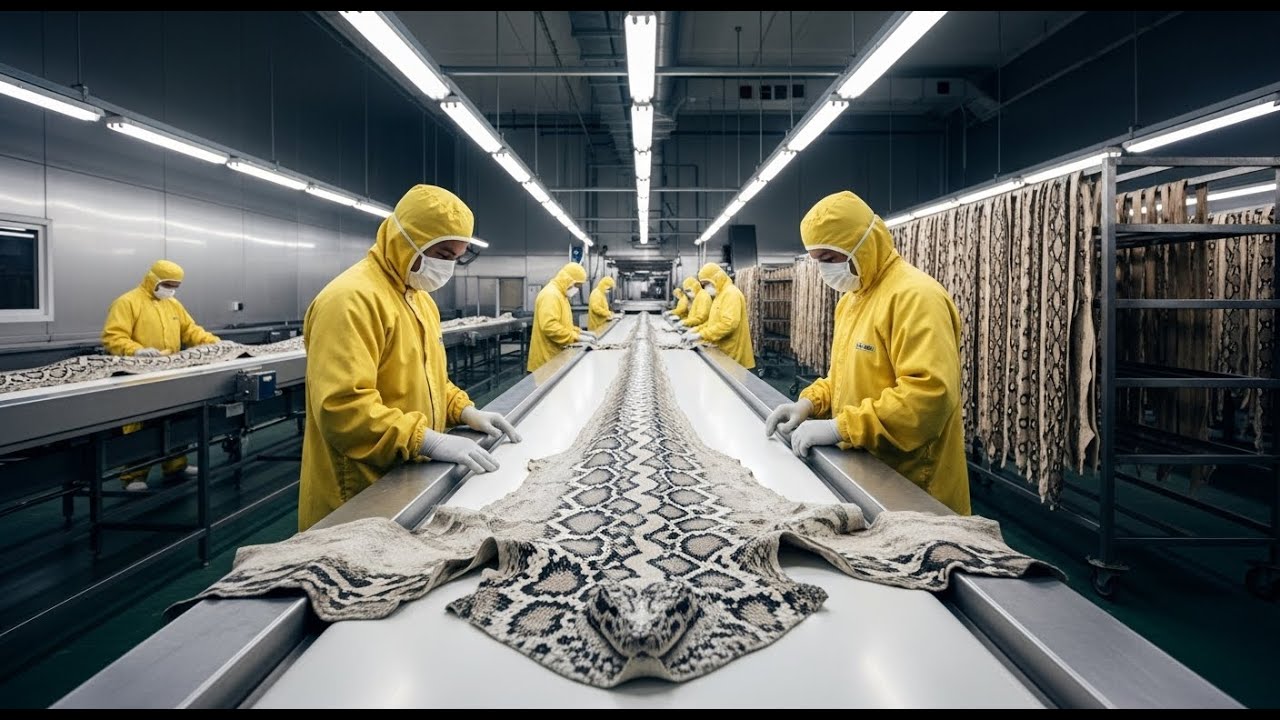 Inside the Snake Leather: The Hidden Process Behind a Million-Dollar Material