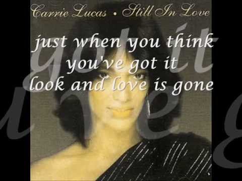 sometimes a love goes wrong - Carrie Lucas lyrics