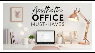 25 Aesthetic Office Must Haves from Amazon 2026 ✨ Desk Setup Essentials You Need