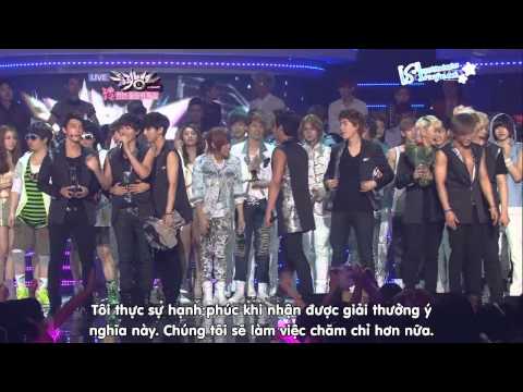 [Vietsub] 27/07/12 Music Bank Super Junior Winning Speech+Encore [s-u-j-u.net]