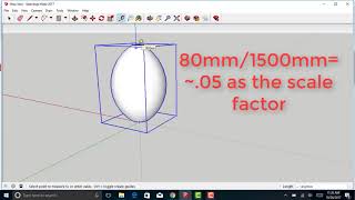 Scaling Down Objects In Sketchup
