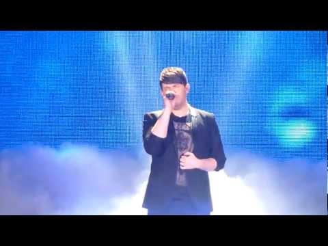 Craig Colton - Jar Of Hearts - Live Glasgow SECC - 18/03/2012 - X Factor Tour 2012