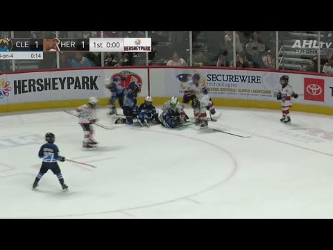 Officials investigating 'staged' brawl among youth players during Cleveland Monsters game in Hershey