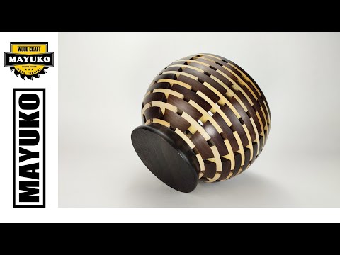 OPEN SEGMENTED BOWL, wood turning