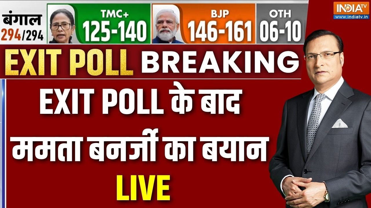 Mamata Banerjee Statement LIVE : EXIT POLL आने के बाद ममता बनर्जी का बयान | Bengal Election 