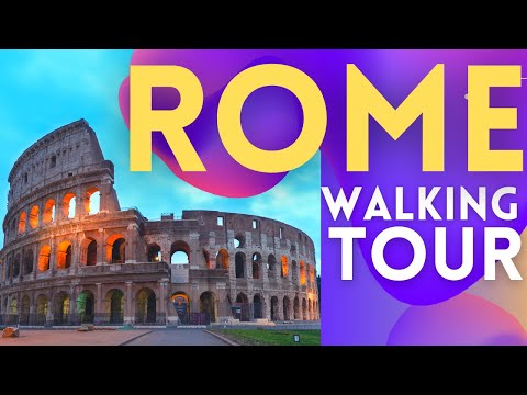 Walking Tours in Rome 4K