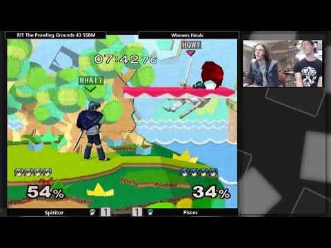RIT TPG 43 SSBM - Winners Finals - Spiritor (White) vs Pisces (Neutral)