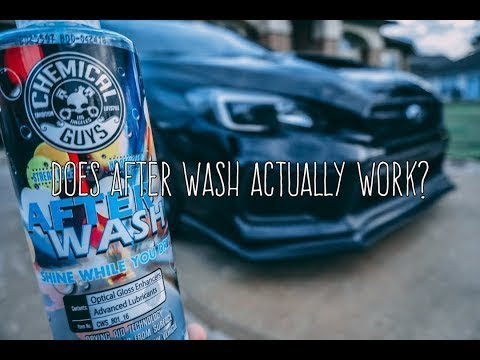CHEMICAL GUYS AFTER WASH | USE AND REVIEW | FREE QUICK DRY METHOD