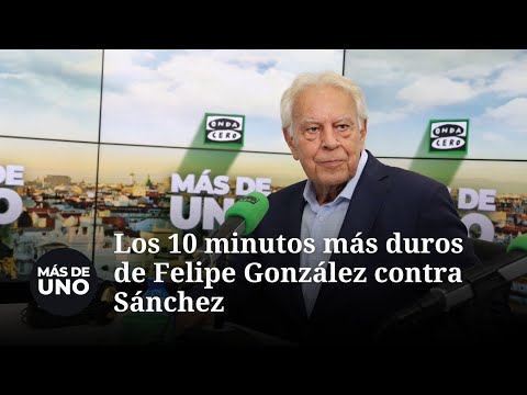 Los 10 minutos más duros de Felipe González contra Pedro Sánchez: "Ya no tiene vida política"