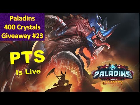 Paladins 4.1 Calamity PTS - New Champion Yagorath (400 Crystals Giveaway #23)