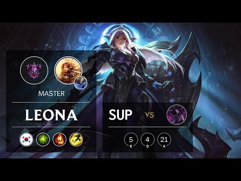Leona Support vs Morgana - KR Master Patch 9.13