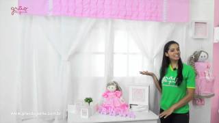 Quarto para Bebê sem Cama Babá Luxo Rosa | Ref: 46926