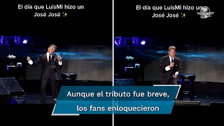 Luis Miguel imita a José José y se viraliza en redes sociales