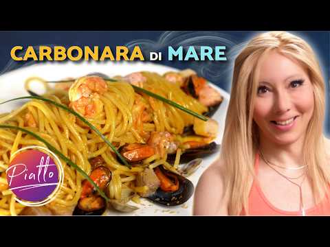 Spaghetti alla Carbonara di Mare - Ricetta di Flavia Diamante