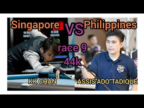 KK CHAN VS ADO TADIQUE / 10balls parehas race 9