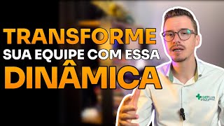 Dinâmica de grupo sobre trabalho em equipe
