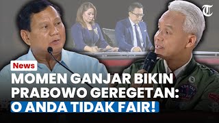 Semakin Panas! Ganjar Bikin Prabowo Geregetan saat Minta Klarifikasi Data: Tidak Fair!