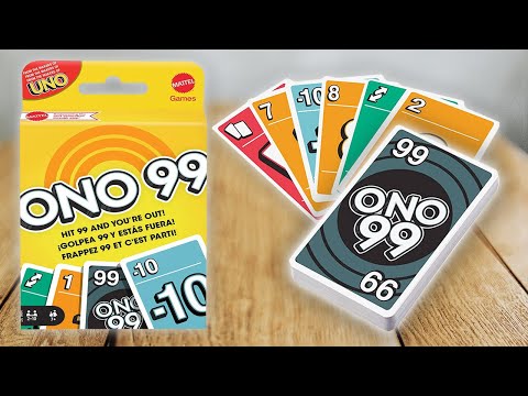ONO 99 - Spielregeln TV (Spielanleitung Deutsch) - UNO 99 MATTEL GAMES