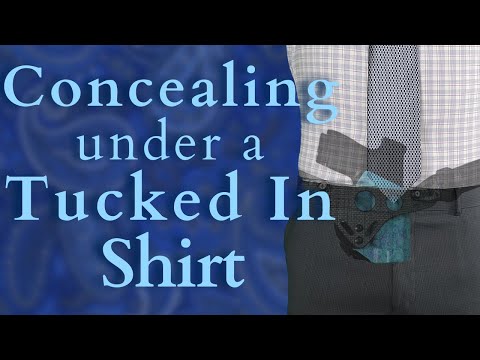 HOW TO CONCEAL UNDER A TUCKED IN SHIRT