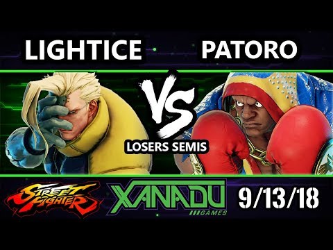 F@X 267 SFV -  Lightice (Nash) Vs. Patoro (Balrog) Street Fighter V Losers Semis