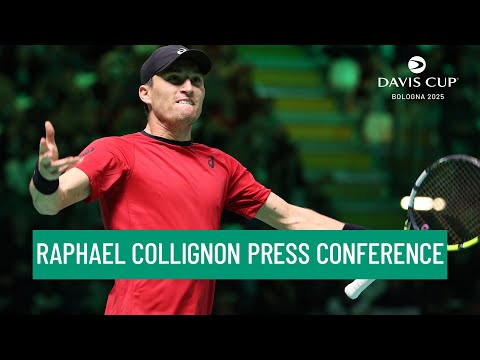 "I like to play in this competition" | Raphael Collignon | France v Belgium | 2025 Davis Cup Final 8