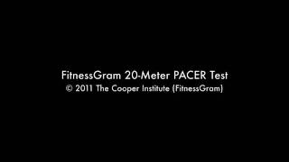 FitnessGram 20-Meter PACER Test OFFICIAL AUDIO (Part 1)