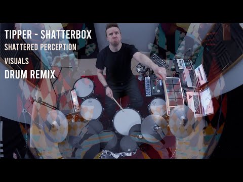 Tipper - Shatterbox Drum Remix with Shattered Perception Visuals (Microdose VR) DNB Glitch Hop
