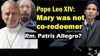 Download lagu PAUS LEO XIV: MARIA BUKAN CO-REDEEMER (Ulasan Pdt. MYM) mp3 Download lagu PAUS LEO XIV: MARIA BUKAN CO-REDEEMER (Ulasan Pdt. MYM) mp3