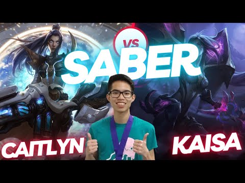 SABER | CAITLYN VS KAISA | ADC GAMEPLAY | Patch 14.6 / Season 14 | #LeagueofLegends