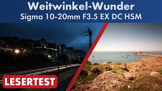 Video thumbnail for Sigma 10-20 mm f/3.5 EX DC HSM im Test | #VTUrlaubsvertretung by ValueTechTV