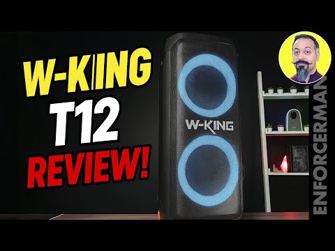 The last BT Speaker you need! W-King T12 (Audio Test)