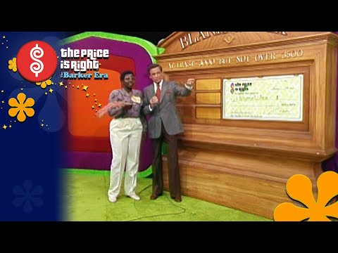 Legal Secretary Gets EXACT WIN Playing BLANK CHECK on The Price Is Right! - The Price Is Right 1983