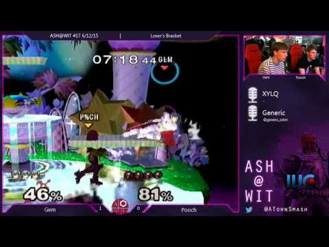 Melee Loser's Bracket ASH@WIT 6/12/15 - Gem (Marth) vs Pooch (Samus)