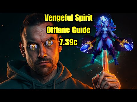 Dota 2 Vengeful Spirit Offlane Guide 7.39c | Immortal Build Tips