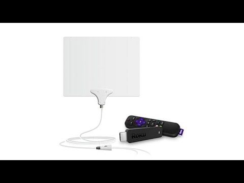 Roku Stick Media Streamer with Voice Remote and Mohu TV ...