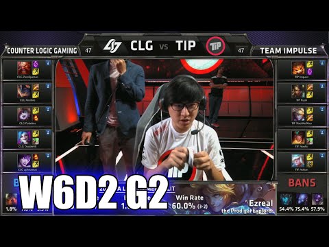 CLG vs Impulse | S5 NA LCS Summer 2015 Week 6 Day 2 | CLG vs TIP W6D2 G2 Round 2