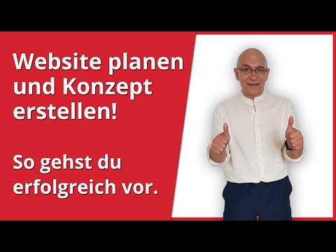 Website planen und ein Konzept erstellen -  so gehst du clever vor