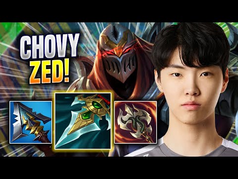 CHOVY IS SO CRAZY WITH ZED! - GEN Chovy Plays Zed MID vs Yone! | Season 2023