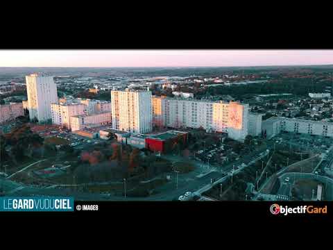 Le Gard vu du ciel - Quartiers / Nîmes