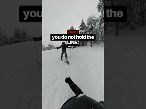 Skier Blamed For Nothing He Did